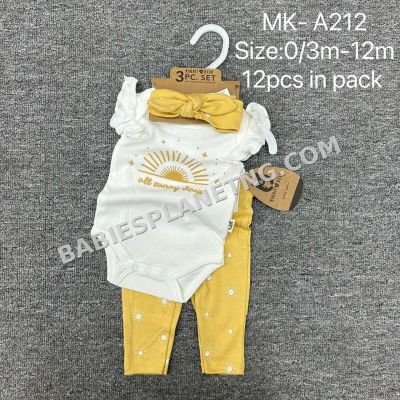 Baby girl 3-piece set