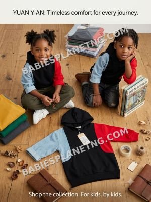 Kids Colour-Block Hoodie