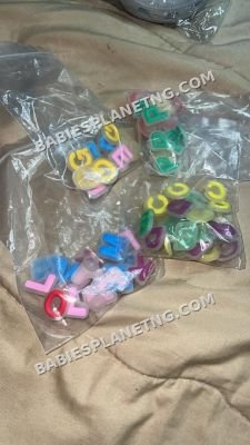 Colorful Alphabet Charms for Toddlers