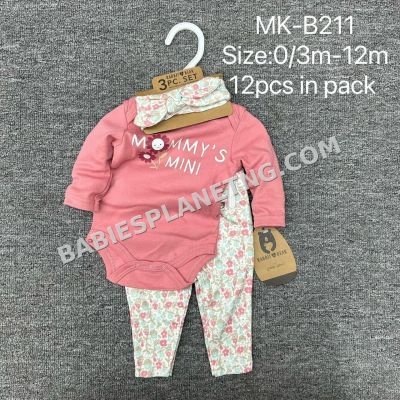 baby girl 3-piece set