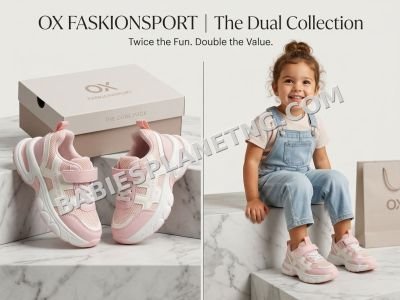Toddler Girls' Pink Velcro Sports Sneakers