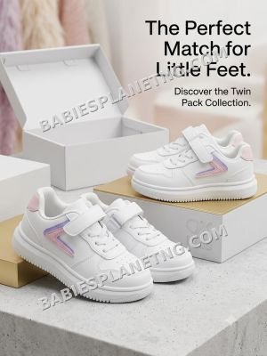 Kids' Velcro Strap Casual Sneakers