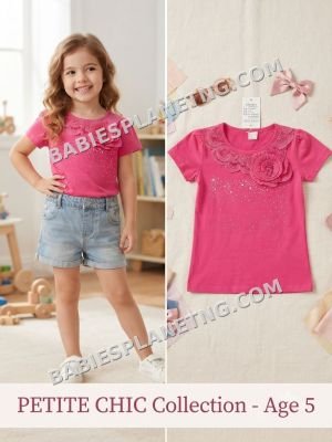 Toddler Girl's Embellished Top