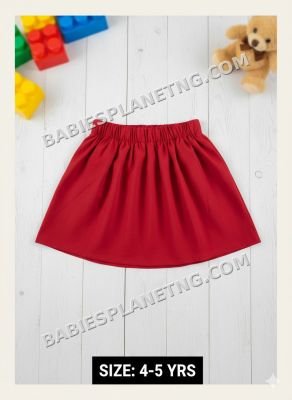 Red Skirt 4-5 years