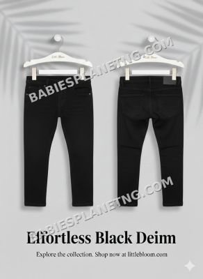 black denim trouser