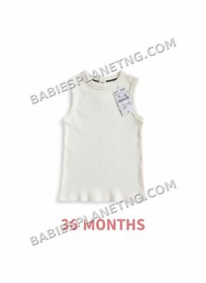stretchy white top 36 months