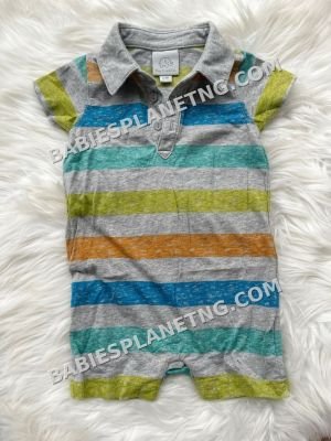 Baby Boy Polo Romper