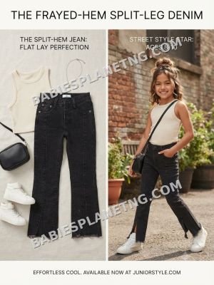 Split Leg Jeans for Kids