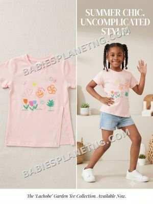 Girl's Casual Short Sleeve Top