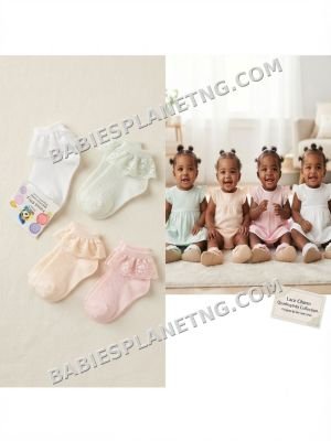 Baby Lace-Trim Mesh Socks