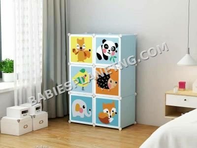 Kids Plastic Collapsible Wardrope