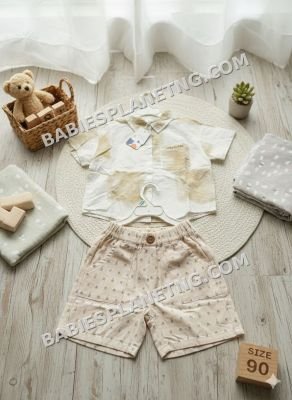 shoort sleeve shirt and a matching short