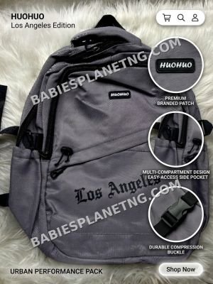 Multi-Compartment Design School Bag
