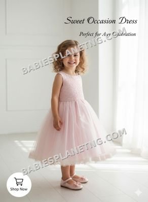 Sleeveless Peach Gown 3 - 4 Years
