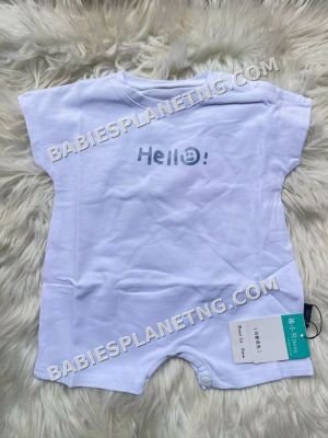 Baby Unisex Short Sleeve Romper
