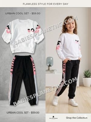 Toddler Urban Graphic Sweatshirt and Pants Set