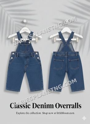 Denim dungarees