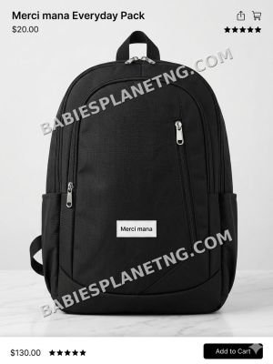 Black Student Backpack
