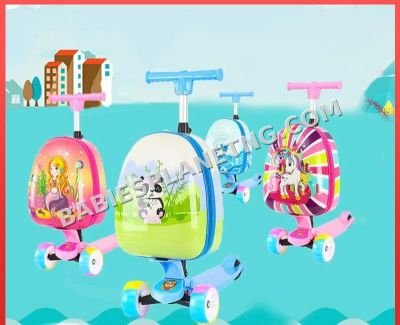 Kids Ride-On Luggage Scooters
