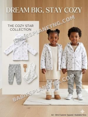 Toddler Star Pattern Hoodie