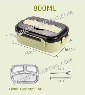 800ML Lunchbox with Spoon and Chopsticks