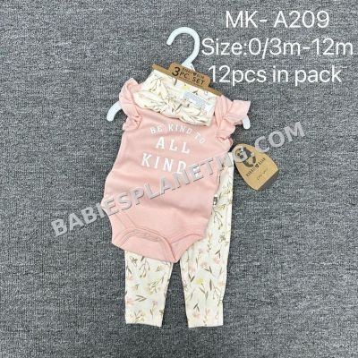 Baby girl 3-piece set
