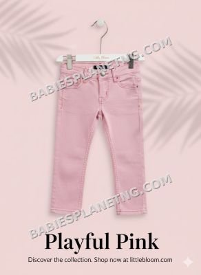 pink Denim Trouser