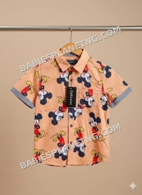 Mickey Mouse  button down shirt .015