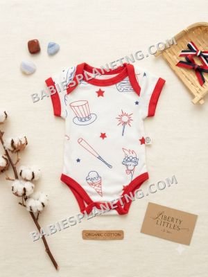 Organic Cotton Baby Boy Onesie Bodysuit