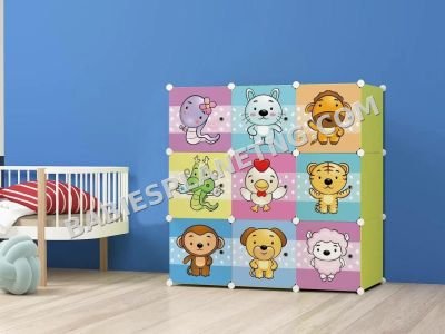 Collapsible Plastic Wardrobe/ Cabinet