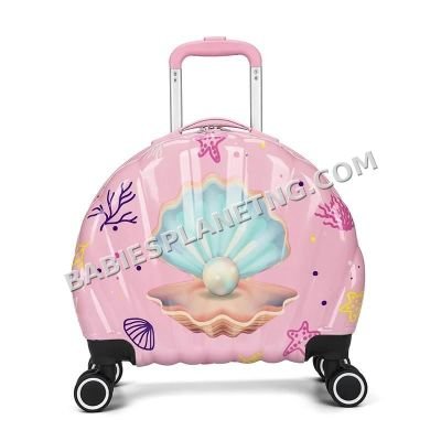 Children's Oceanic Shell Travel Suitcase