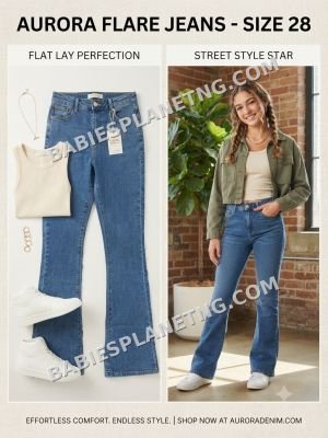 Blue Flare Jeans