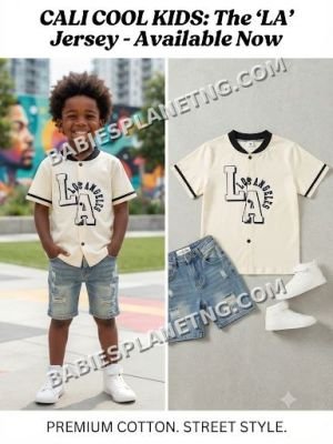 Kids Los Angeles Baseball Jersey/top