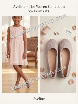 Girls Woven Flat Shoes
