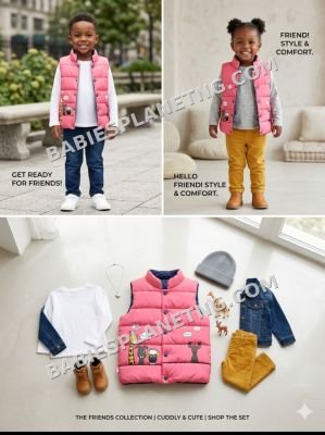 Kids Pink Puffer Vest