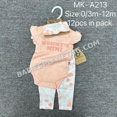 baby girl 3-piece set
