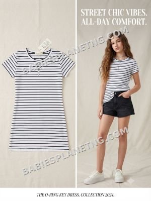 Youth Striped Casual Top