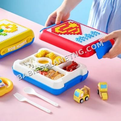 Creative DIY Brick Lunch Box For Kids