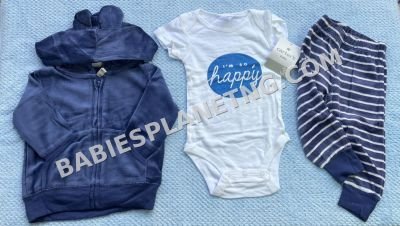 Baby boy 3-piece outfit set