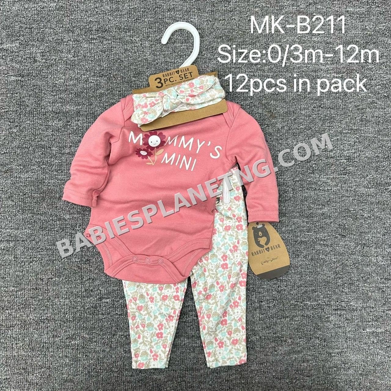 baby girl 3-piece set