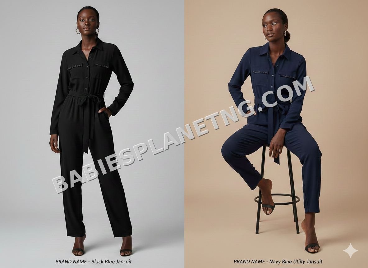 girl's button front jumpsuit