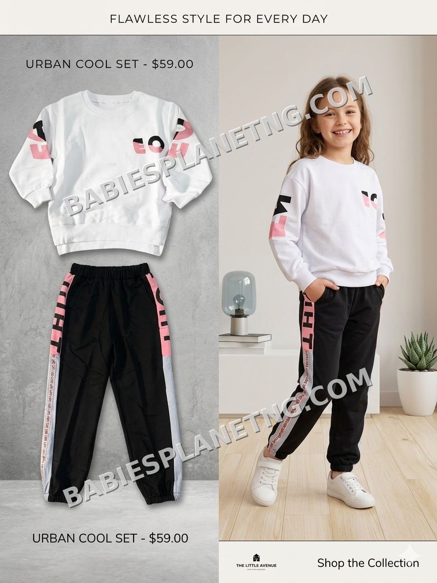 Kids Streetwear Outfit Set
