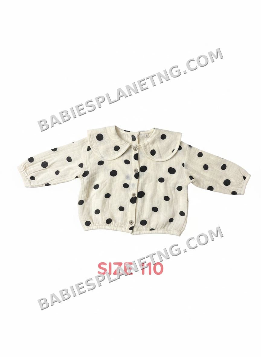 polka dot top 4-5 years