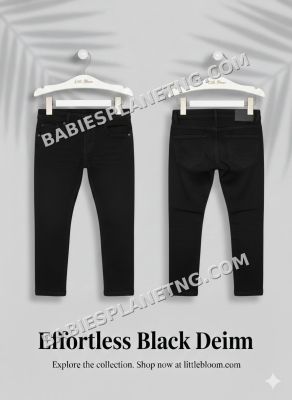 black denim trouser