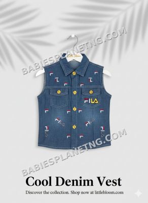 Sleeveless Denim jacket