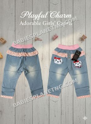 adorable girl denim