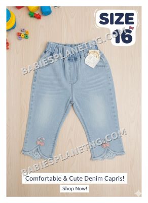 denim with decorative elements