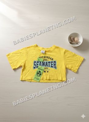 Yellow Crop Top 8 - 10 years