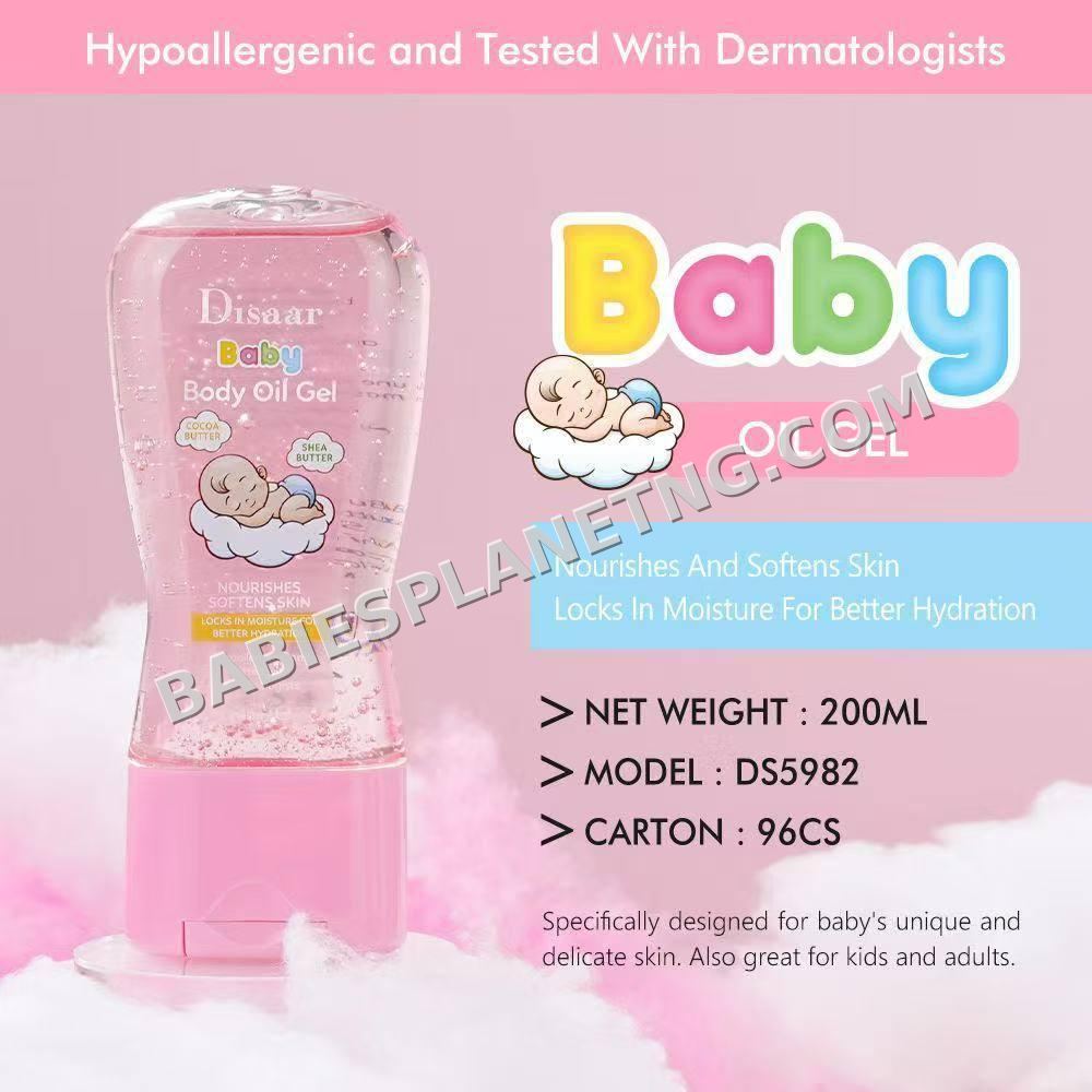 Baby oil gel