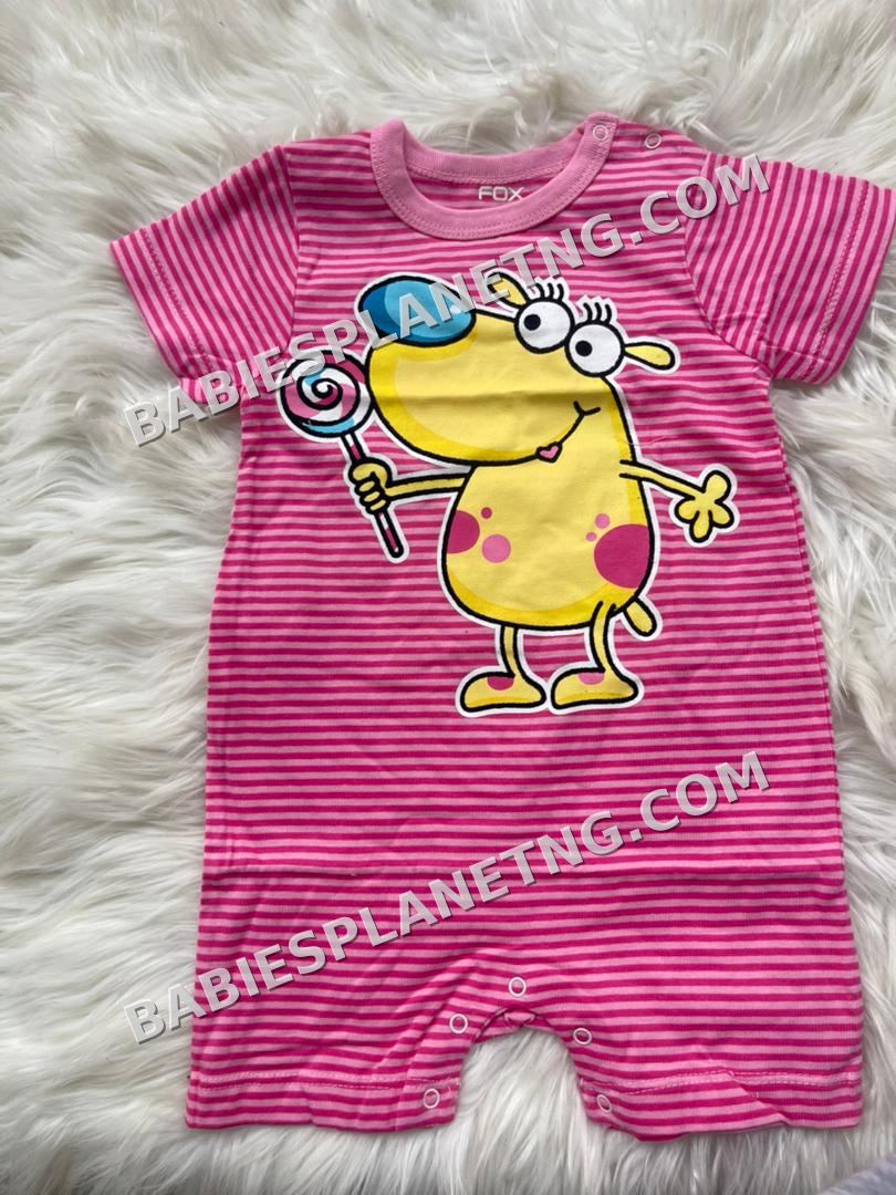Cartoon Character Baby Romper for Girls